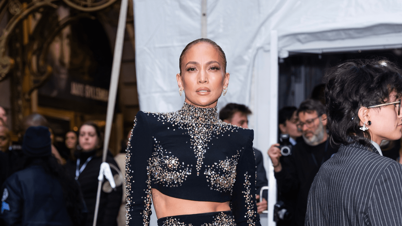 Jennifer Lopez attends "Othello" opening night at the Barrymore Theater in Midtown on March 23, 2025 in New York City.