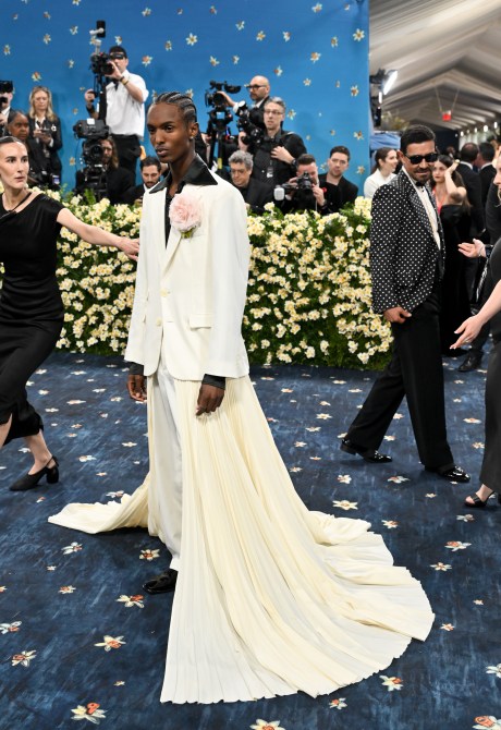 Christian Latchman at The 2025 Met Gala Celebrating "Superfine: Tailoring Black Style" held at the Metropolitan Museum of Art on May 05, 2025 in New York, New York.