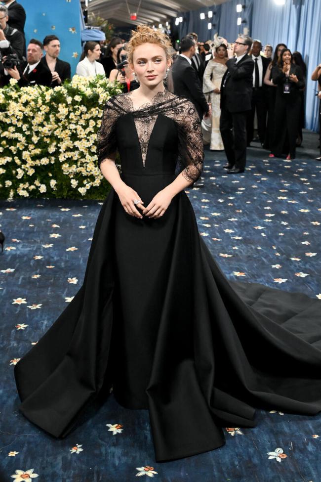 Sadie Sink at The 2025 Met Gala Celebrating "Superfine: Tailoring Black Style" held at the Metropolitan Museum of Art on May 05, 2025 in New York, New York.