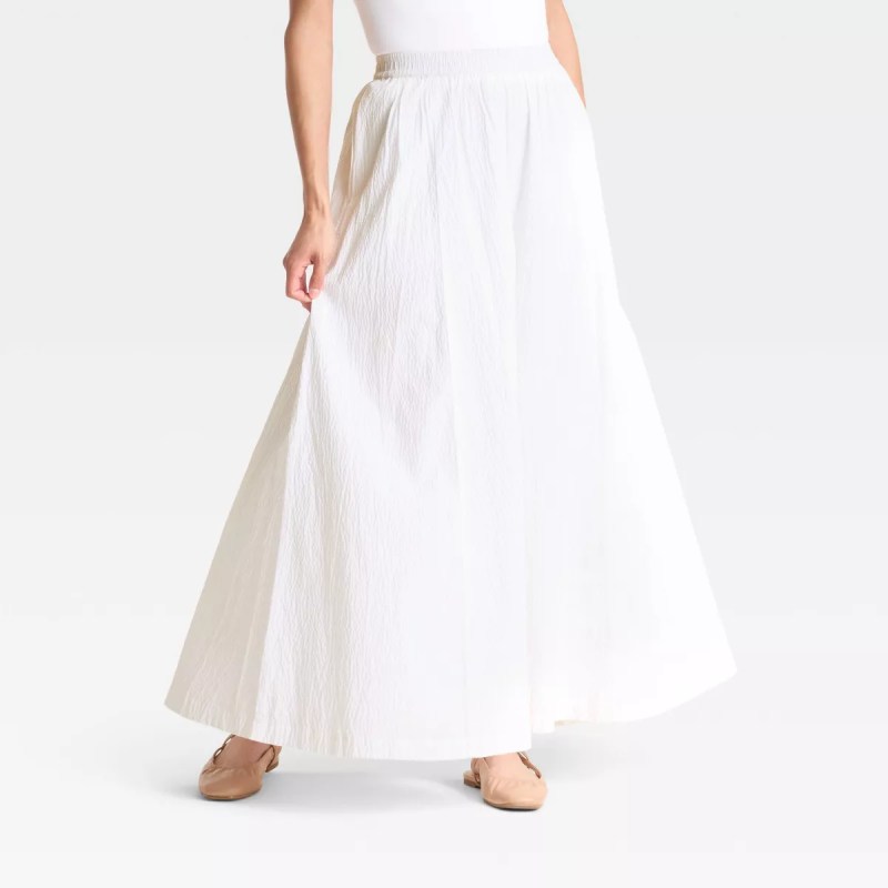 The Best Aritzia White Maxi Skirt Dupe (& It's Only $30)