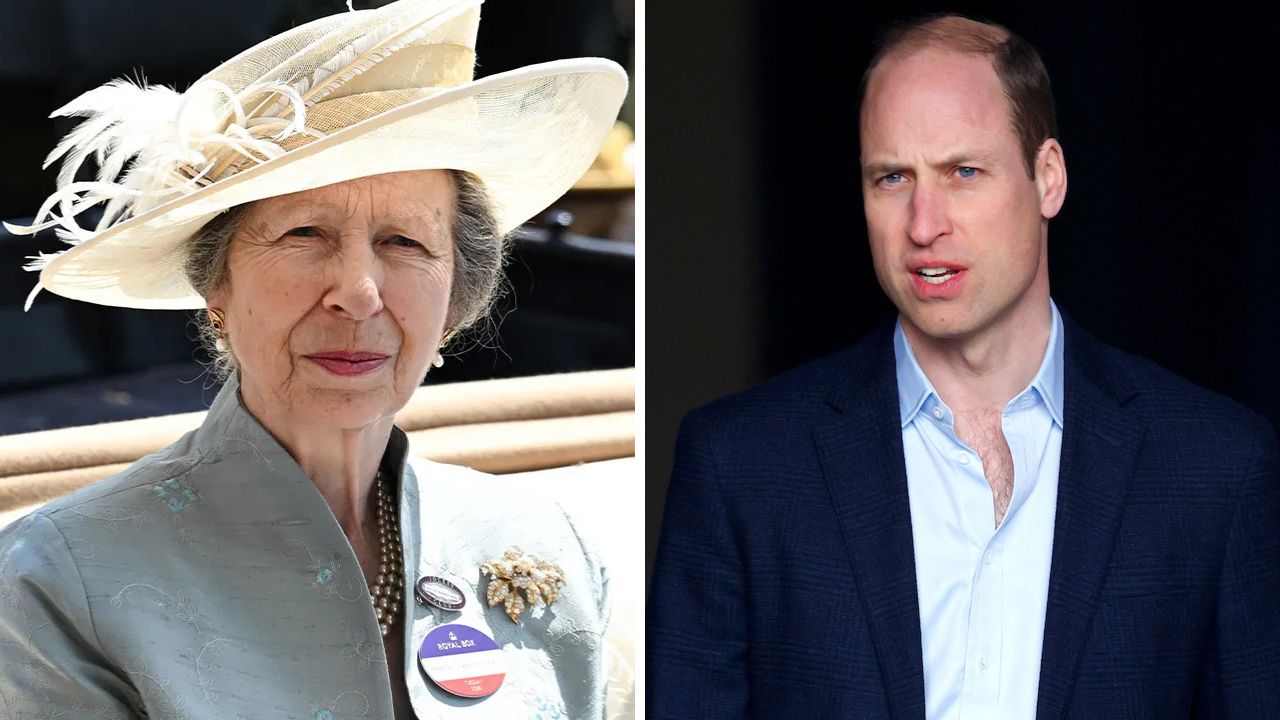 Princess Anne and Prince William