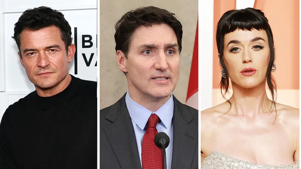 Orlando Bloom, Justin Trudeau, Katy Perry