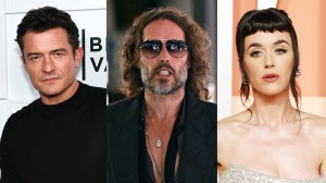 Orlando Bloom, Russell Brand, Katy Perry