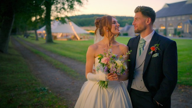 Love is Blind: UK: Season 2. (L to R) Megan, Kieran, in Love is Blind: UK: Season 2