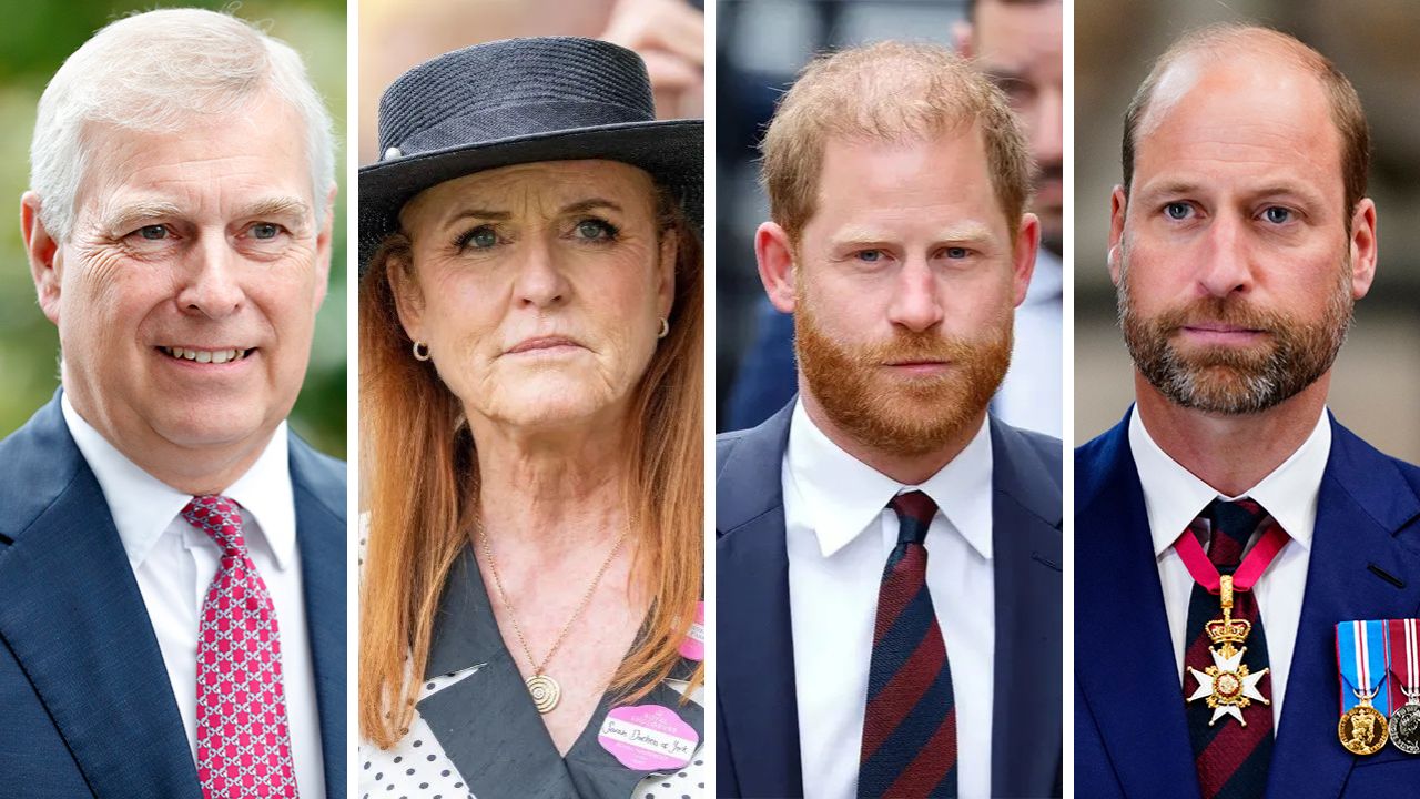 Prince Andrew, Fergie, Prince Harry, Prince William