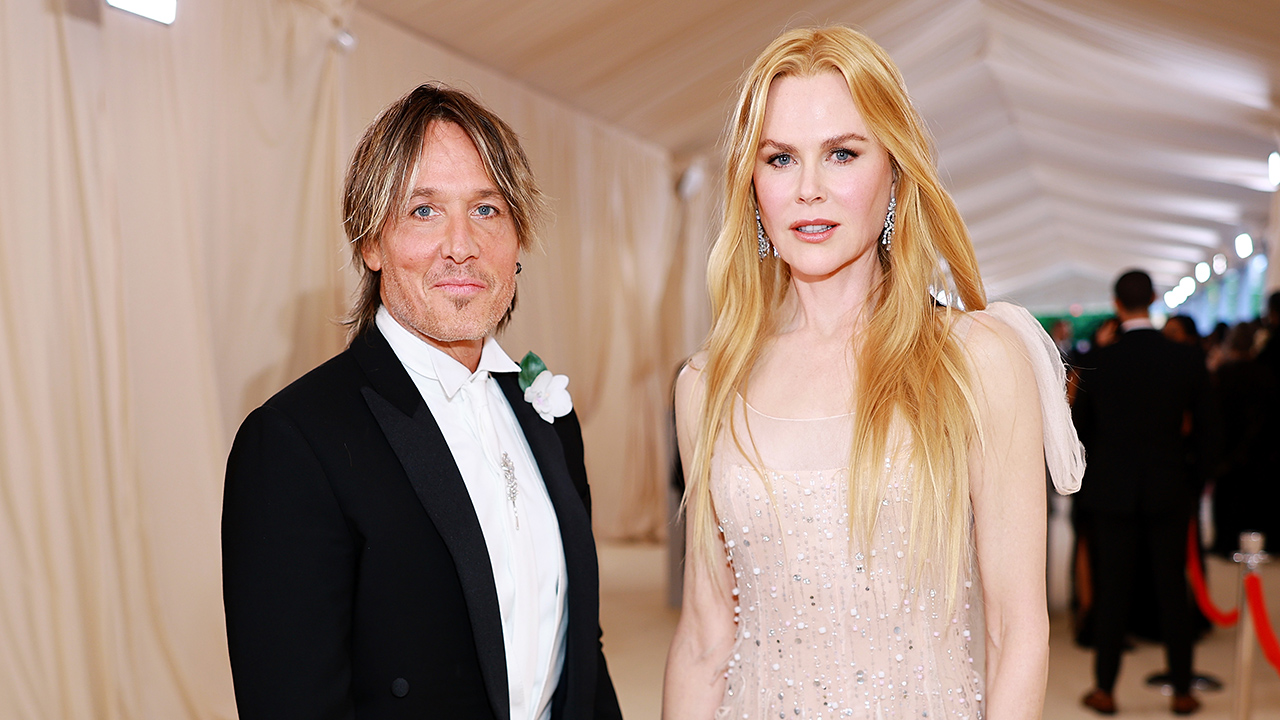 NEW YORK, NEW YORK - MAY 01: (L-R) Keith Urban and Nicole Kidman attend The 2023 Met Gala Celebrating "Karl Lagerfeld: A Line Of Beauty" at The Metropolitan Museum of Art on May 01, 2023 in New York City.