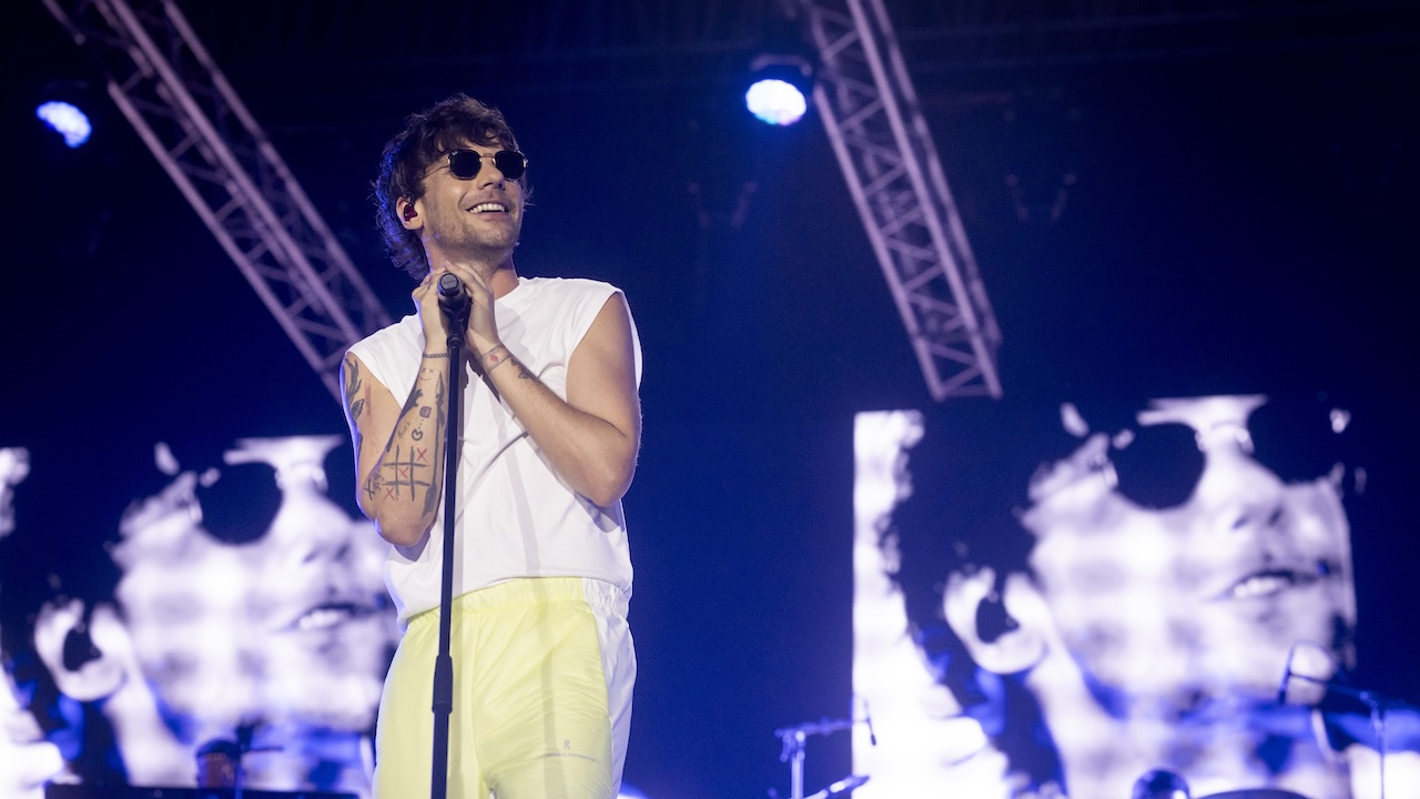 Louis Tomlinson performs at Lollapalooza India 2025 on March 9, 2025 in Mumbai, India.