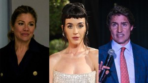 Sophie Gregoire, Katy Perry, Justin Trudeau