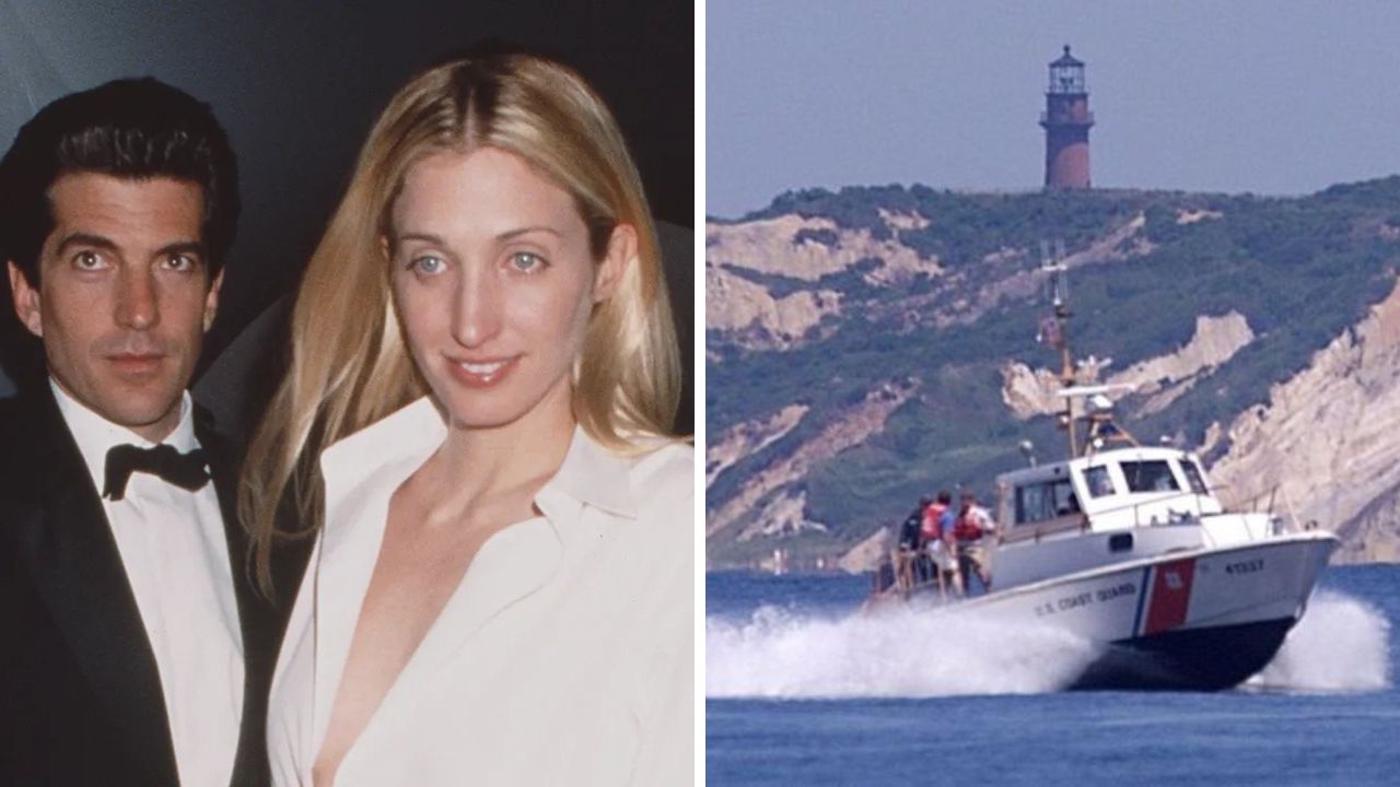 JFK Jr. and Carolyn Bessette