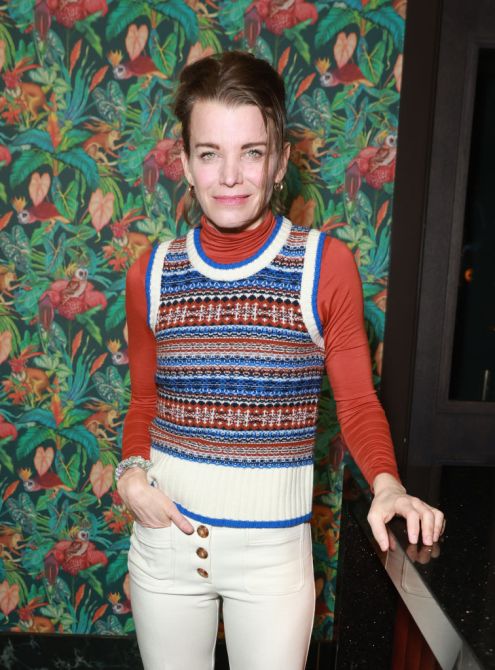 LONDON, ENGLAND - MARCH 14: Julie Montagu, Viscountess Hinchingbrooke attends the United Nations Women's International Women's Day dinner at The Other House on March 14, 2023 in London, England.