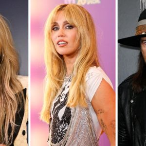 Tish, Miley and Billy Ray Cyrus