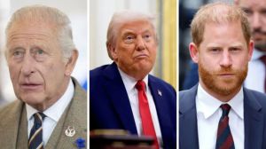 King Charles, President Trump, Prince Harry