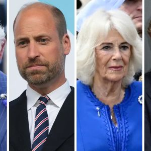 King Charles, Prince WIlliam, Queen Camilla, Princess Diana